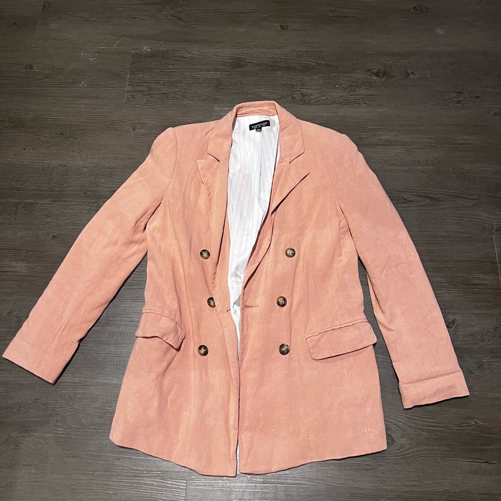 Top Shop Light Pink Blazer